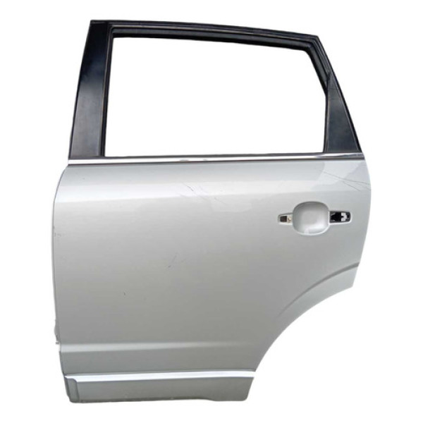 Porta Traseira Esquerda Gm Captiva 2008/2016 Traseira Esquerda Prata