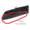 Grade Sup Parachoque Diant Mitsubishi Asx 13/16 6402a318 Preto Fosco