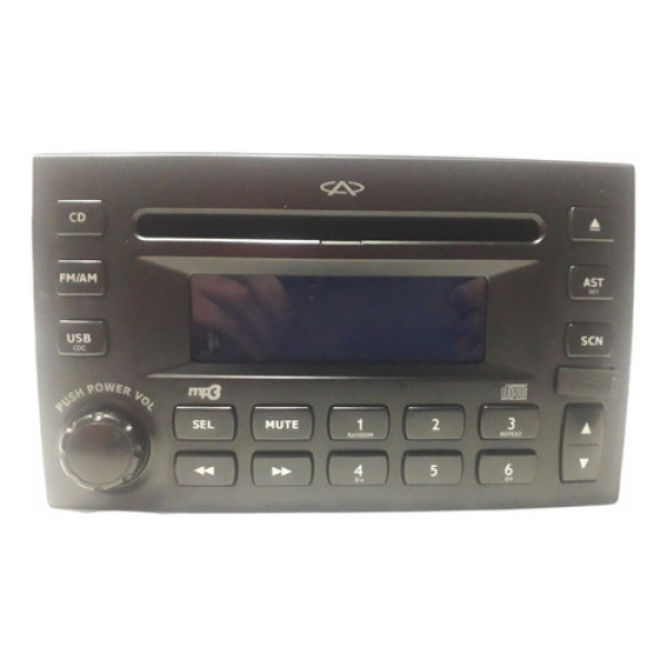 Rádio Original Chery Tiggo 10/14 T117901011ab