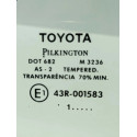 Vidro Fixo Porta Tras Dir Toyota Corolla C/ Guarnição 09/14