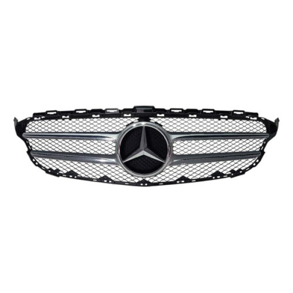 Grade Superior Frontal Mercedes C180/ C200 14/16 A2058800183 Preto Brilhante