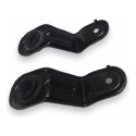Par Suporte Radiador Gm Captiva 3.0 11/13 1031770 #147 Preto