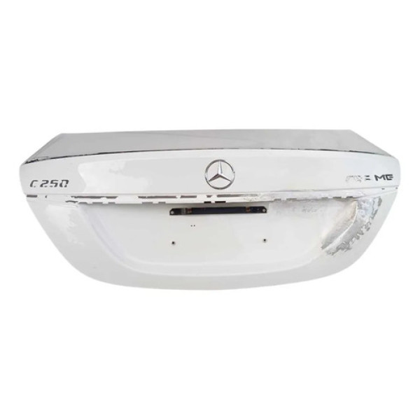 Tampa Traseira Porta Malas Mercedes C180/ C200/ C250 15/18 Branco