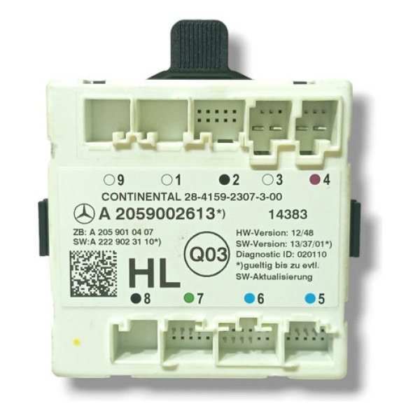 Módulo Porta Traseiro Esq Mercedes C180/ C200/ C250 15/18