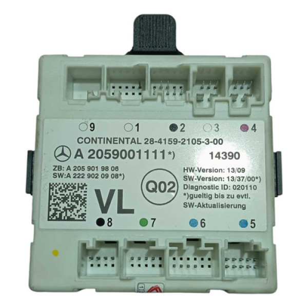 Módulo Porta Dianteira Esq Mercedes C180 15/18 A2059001111