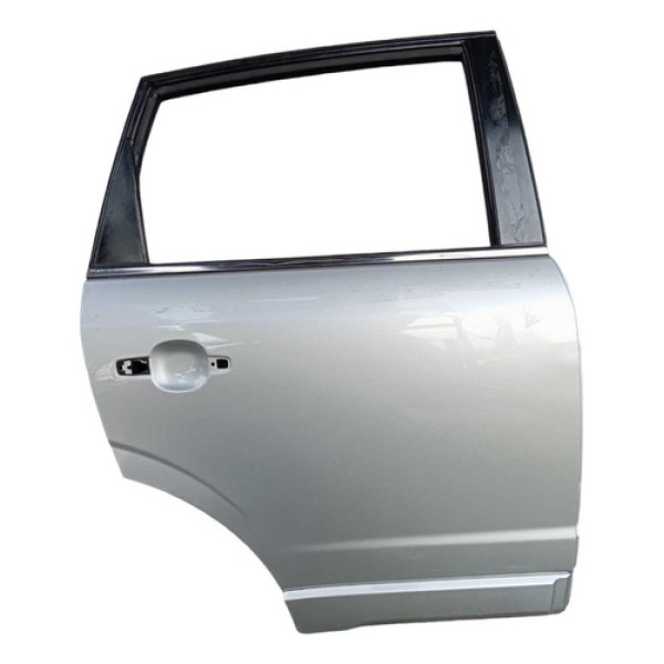 Porta Traseira Direita Gm Captiva 2008/2016  Traseira Direita Prata