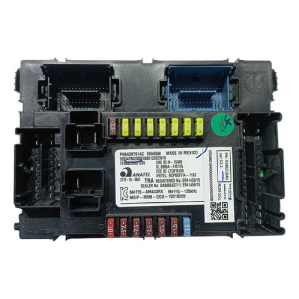 Módulo Bcm Jeep Compass 2.0 Flex 2017/2021 P68409791ac