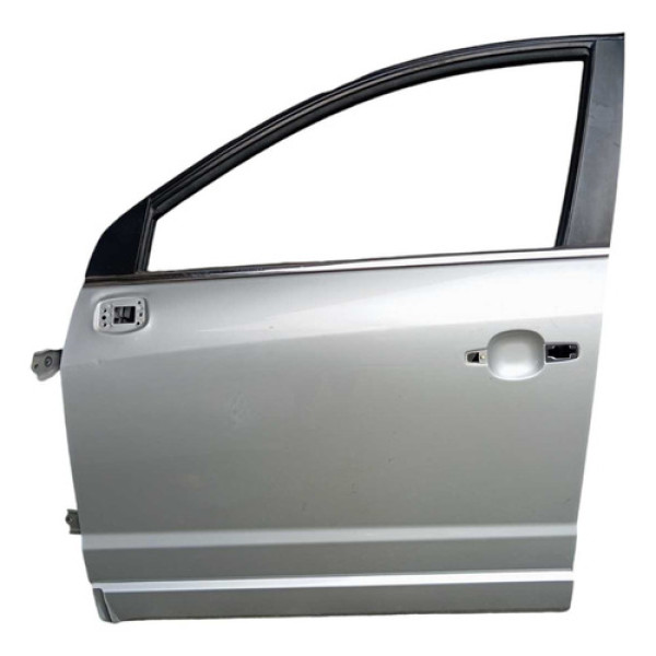 Porta Dianteira Esquerda Gm Captiva 2008/2016 Com Detalhes Dianteira Esquerda Prata