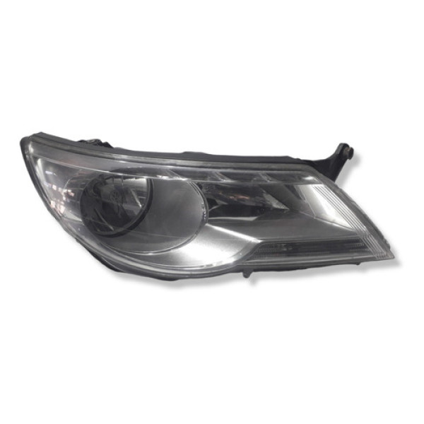 Farol Direito Tiguan 10/11 S/ Xenon C/ Detalhe Pé Inf #v 