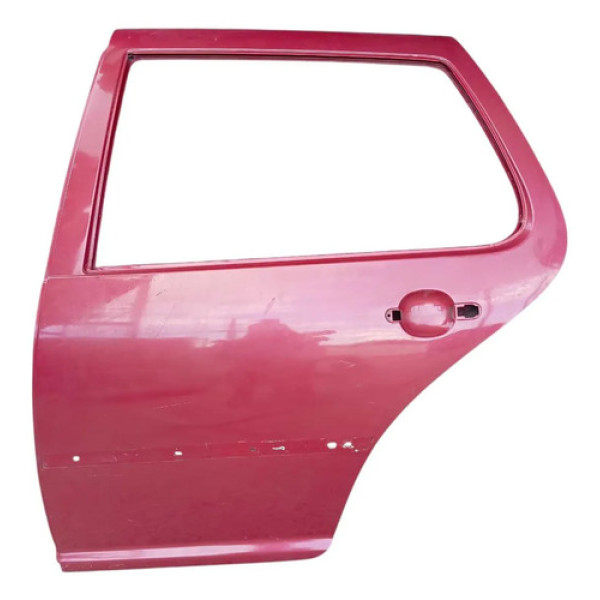 Porta Traseira Esquerda Golf 1999/2010 Traseira Esquerda Vermelho
