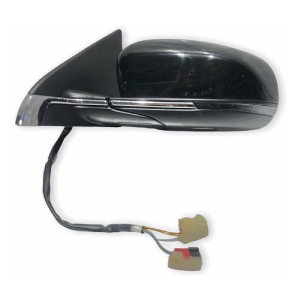 Retrovisor Esquerdo Fiat Toro Com Pisca + Acabamento Cromado