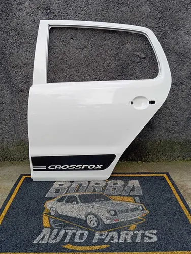 Porta Traseira Esquerda Vw Fox 2 Furos 2011/2020 Traseira Esquerdo Branco