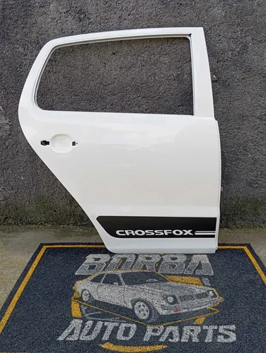 Porta Traseira Direita Vw Fox 2 Furos 2011/2020 Traseira Direita Branco